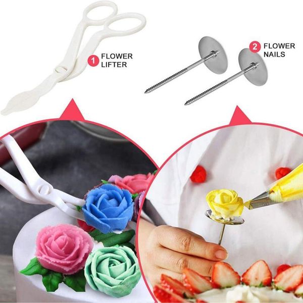 82pcs/set cake decorating tools kit turntable pastry nozzles for cream bags icing piping tips diy baking &
82pcs/set cake decorating tools kit turntable pastry nozzles for cream bags icing piping tips diy baking &