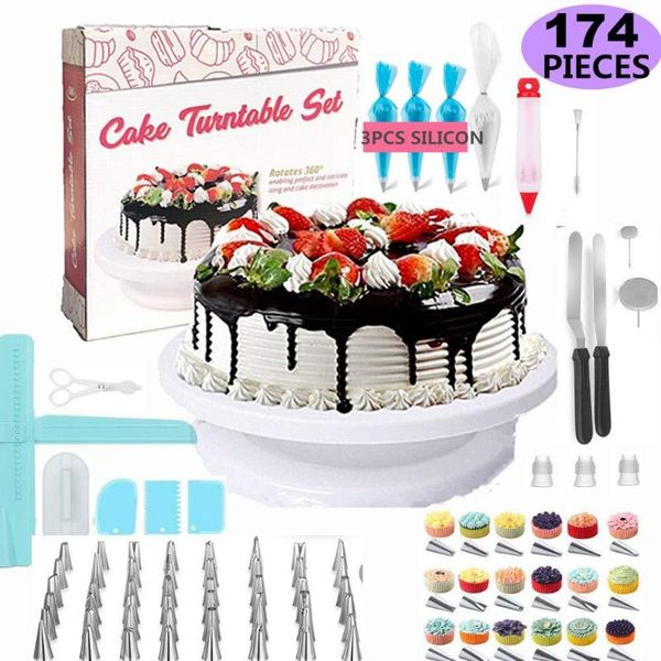 baking & pastry tools with numbered 174-piece cake turntable set, decorating mouth tpu bag spatula scraper kit
baking & pastry tools with numbered 174-piece cake turntable set, decorating mouth tpu bag spatula scraper kit