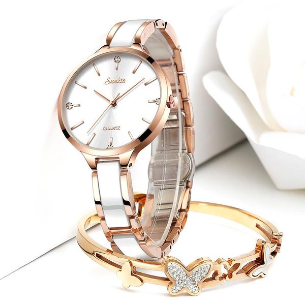 wristwatches sunkta women watch ceramic simple diamond clock casual fashion sport waterproof wristwatch relogio feminino, Slivery;brown 
wristwatches sunkta women watch ceramic simple diamond clock casual fashion sport waterproof wristwatch relogio feminino, Slivery;brown
