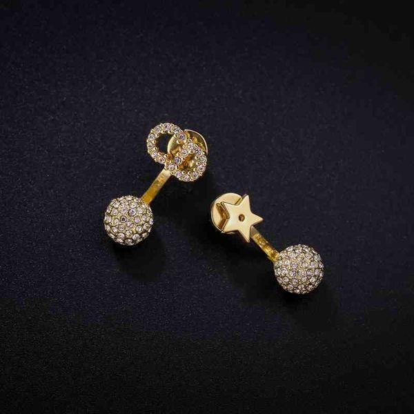 70% off outlet online family letter full diamond ball silver needle female earrings jewelry high version the same, Golden
70% off outlet online family letter full diamond ball silver needle female earrings jewelry high version the same, Golden
