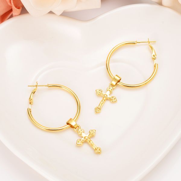 18 k solid gold charm knot cross earrings dangle & chandelier women girl special design christian party jewelry fine god bless gifts, Silver
18 k solid gold charm knot cross earrings dangle & chandelier women girl special design christian party jewelry fine god bless gifts, Silver