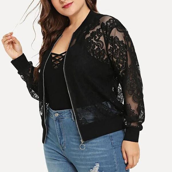 plus size outerwear & coats lace sleeve jackets womens solid loose shawl cardigan cover up long blouse blusas mujer de moda, Black
plus size outerwear & coats lace sleeve jackets womens solid loose shawl cardigan cover up long blouse blusas mujer de moda, Black