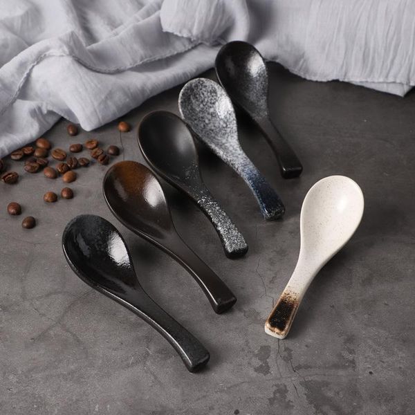 spoons japanese small ceramic spoon household retro soup creative lovely ramen cooking dinner tableware
spoons japanese small ceramic spoon household retro soup creative lovely ramen cooking dinner tableware