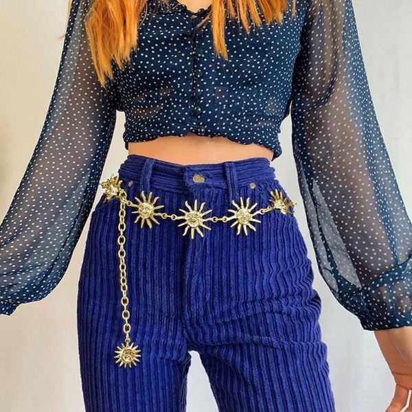 belts gothic punk women skinny belt vintage harajuku boho metal sun pendant charm high waist chain beach party body jewelry, Black;brown
belts gothic punk women skinny belt vintage harajuku boho metal sun pendant charm high waist chain beach party body jewelry, Black;brown