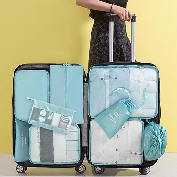 9pcs/set travel storage bag suitcase clothes organizer cases portable luggage shoe tidy pouch clothing & wardrobe
9pcs/set travel storage bag suitcase clothes organizer cases portable luggage shoe tidy pouch clothing & wardrobe