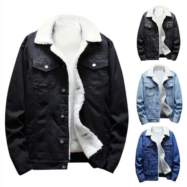 men's jackets men winter jean outerwear warm denim coats large size wool liner thicker male s-5xl, Black;brown
men's jackets men winter jean outerwear warm denim coats large size wool liner thicker male s-5xl, Black;brown