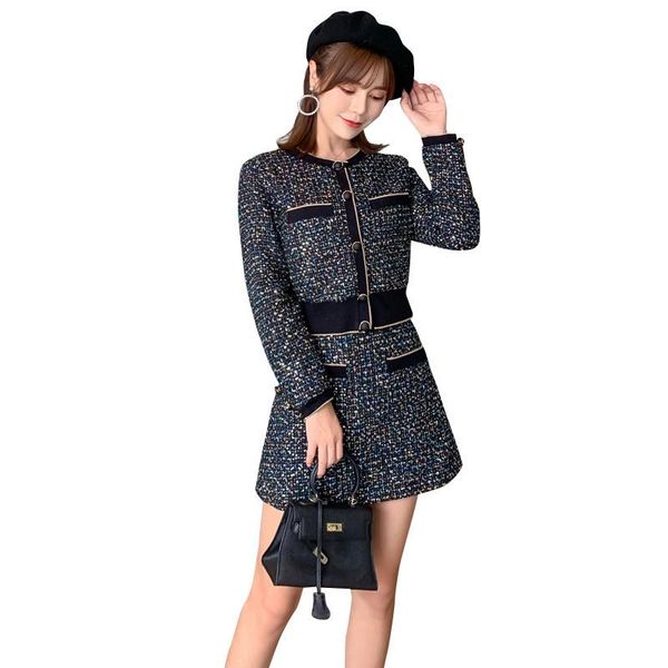 women's tracksuits yuzacdwx two-piece ladies 2021 autumn winter style small fragrance fashion temperament tweed set short coat+short sk, Gray
women's tracksuits yuzacdwx two-piece ladies 2021 autumn winter style small fragrance fashion temperament tweed set short coat+short sk, Gray