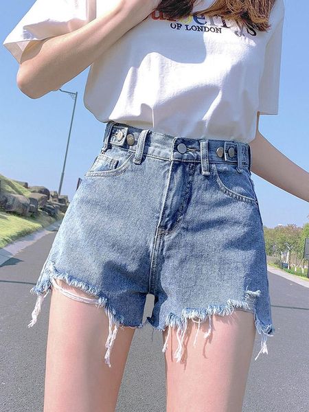 women's shorts bull-puncher knickers female summer show thin 2021 tall waist loose ultrashort wide-legged pants, White;black
women's shorts bull-puncher knickers female summer show thin 2021 tall waist loose ultrashort wide-legged pants, White;black