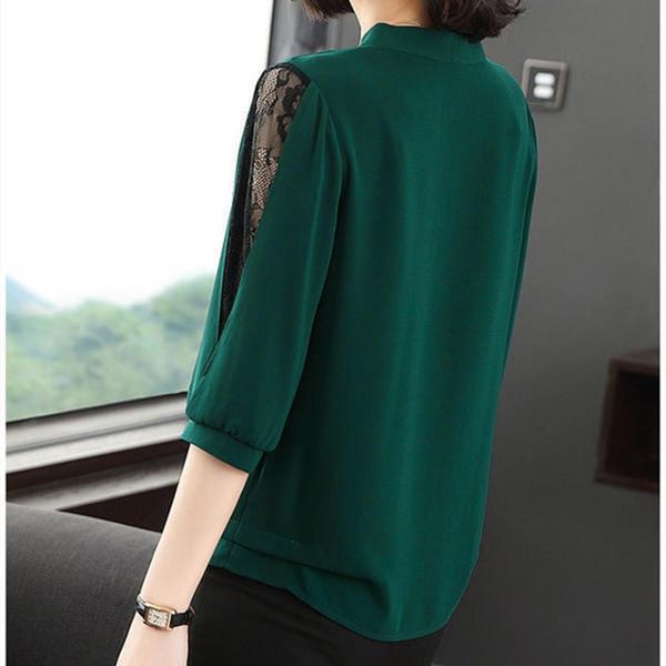 women's blouses & shirts chiffon spring women summer style fashion blouse casual shirt solid color v-neck loose bowknot mm0175, White
women's blouses & shirts chiffon spring women summer style fashion blouse casual shirt solid color v-neck loose bowknot mm0175, White