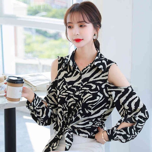 ladies women shirts blusas feminine long sleeve off shoulder leopard printed shirt korean fashion clothing 882g 210420, White
ladies women shirts blusas feminine long sleeve off shoulder leopard printed shirt korean fashion clothing 882g 210420, White