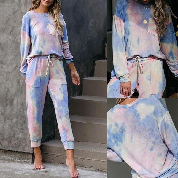 women's tracksuits tie-dye drawstring casual lounge wear women two piece set spring street and pants suits 2pcs, Gray
women's tracksuits tie-dye drawstring casual lounge wear women two piece set spring street and pants suits 2pcs, Gray