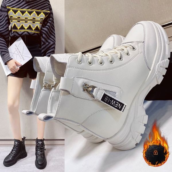 heightening thin boots 2020 versatile thick soled high shoes british style new 8cm women's short autumn and winter
heightening thin boots 2020 versatile thick soled high shoes british style new 8cm women's short autumn and winter