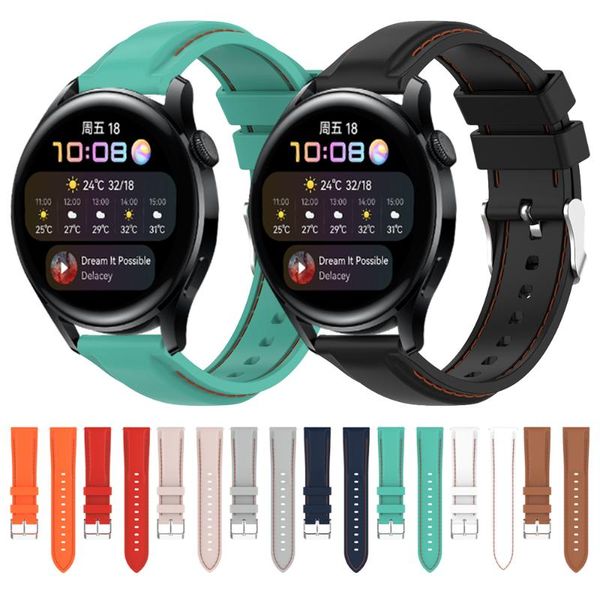 watch bands suture silicone band for huawei 3 wriststrap watch3 gt 2e gt2 42mm 46mm watchband bracelet accessories, Black;brown
watch bands suture silicone band for huawei 3 wriststrap watch3 gt 2e gt2 42mm 46mm watchband bracelet accessories, Black;brown