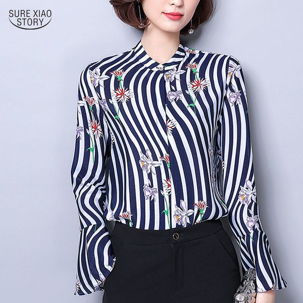 cardigan autumn casual long sleeve striped chiffon women blouse streewear vintage o-collar lady shirt 5106 50 210417, White
cardigan autumn casual long sleeve striped chiffon women blouse streewear vintage o-collar lady shirt 5106 50 210417, White