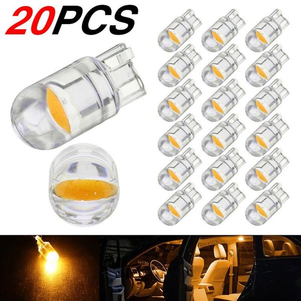 20pcs t10 led cob ice blue w5w car interior dome light map reading bulb 168 194 emergency lights
20pcs t10 led cob ice blue w5w car interior dome light map reading bulb 168 194 emergency lights