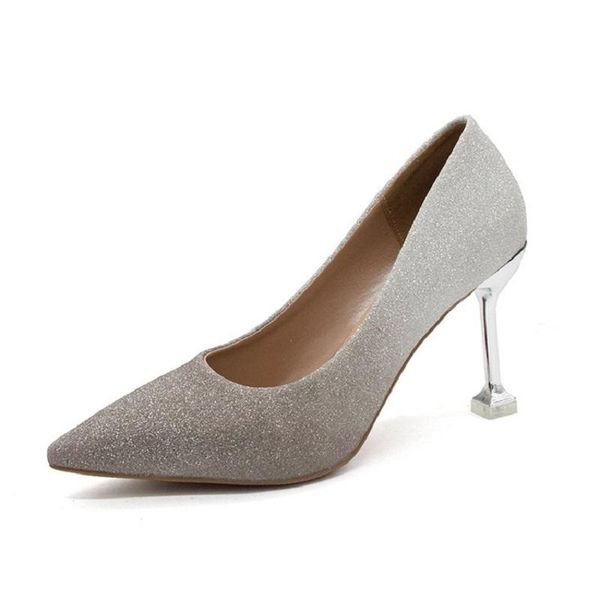 shiny high-heeled wedding shoes shallow mouth perfect princess crystal shoes. dress, Black
shiny high-heeled wedding shoes shallow mouth perfect princess crystal shoes. dress, Black