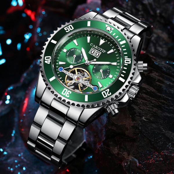 wristwatches green mechanical business watch waterproof calendar automatic wristwatch clock date display watches for men clock sporting, Slivery;brown
wristwatches green mechanical business watch waterproof calendar automatic wristwatch clock date display watches for men clock sporting, Slivery;brown