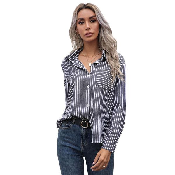 women's blouses & shirts 2021 plus size long sleeve women grey striped shirt cotton casual loose blusas work wear chiffon, White
women's blouses & shirts 2021 plus size long sleeve women grey striped shirt cotton casual loose blusas work wear chiffon, White