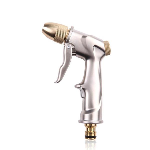 heavy-duty metal garden nozzle , pistol grip trigger made of 100 % construction built and brass head, watering equipments
heavy-duty metal garden nozzle , pistol grip trigger made of 100 % construction built and brass head, watering equipments