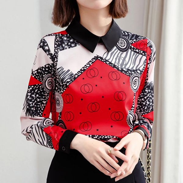 women's blouses & shirts vintage floral printed silk blouse women long sleeve casual shirt turn down collar plus size office ladies bl, White
women's blouses & shirts vintage floral printed silk blouse women long sleeve casual shirt turn down collar plus size office ladies bl, White