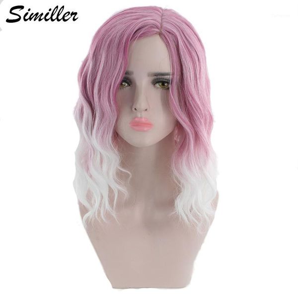 similler ombre noodles curly synthetic wig for women high temperature fiber fluffy short wigs female pink t white two tones1, Black
similler ombre noodles curly synthetic wig for women high temperature fiber fluffy short wigs female pink t white two tones1, Black