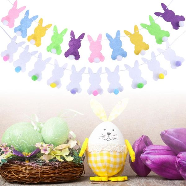 party decoration 2 sets easter banner colorful bunting pompon flag supplies for decorations(
party decoration 2 sets easter banner colorful bunting pompon flag supplies for decorations(