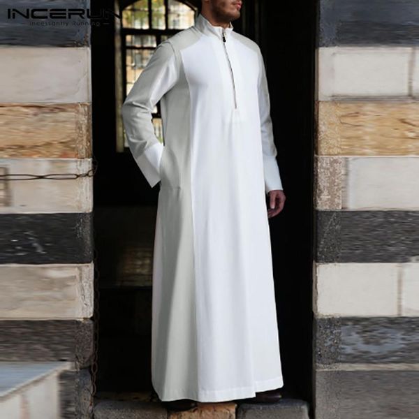 ethnic clothing leisure patchwork jubba thobe mens robes long sleeve stand collar muslim kaftan robe man zipper islamic arabic incerun, Red
ethnic clothing leisure patchwork jubba thobe mens robes long sleeve stand collar muslim kaftan robe man zipper islamic arabic incerun, Red