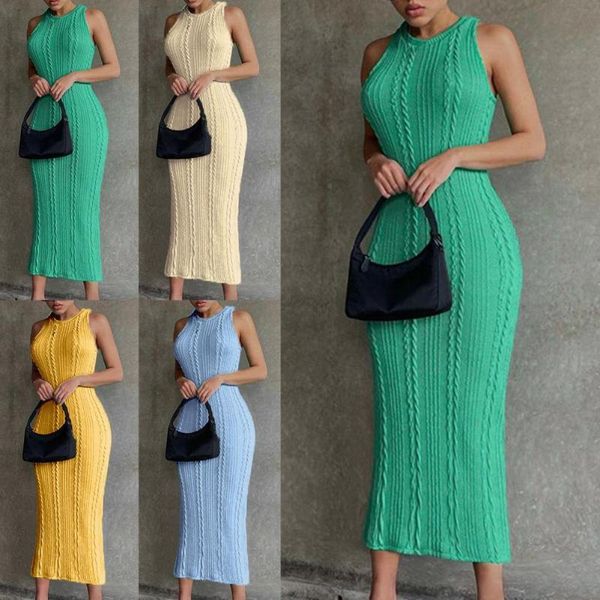 casual dresses lady dress sleeveless bodycon skin-friendly long for party, Black;gray
casual dresses lady dress sleeveless bodycon skin-friendly long for party, Black;gray