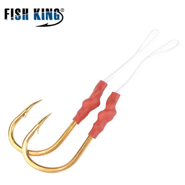 100/120/150lbs high carbon steel gold double jigging assist hooks ringed fishing hook sea ocean pesca tackle
100/120/150lbs high carbon steel gold double jigging assist hooks ringed fishing hook sea ocean pesca tackle