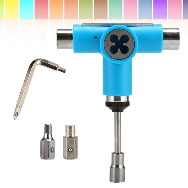 all-in-one multifunctional portable t-tool tools set skateboard tool for skateboards longboards mini and cruis skateboarding
all-in-one multifunctional portable t-tool tools set skateboard tool for skateboards longboards mini and cruis skateboarding