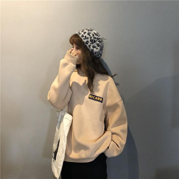 women's hoodies & sweatshirts oversize women o neck clothing thickening feminina loose female lazy casual coat tracksuits students 2021, Black
women's hoodies & sweatshirts oversize women o neck clothing thickening feminina loose female lazy casual coat tracksuits students 2021, Black