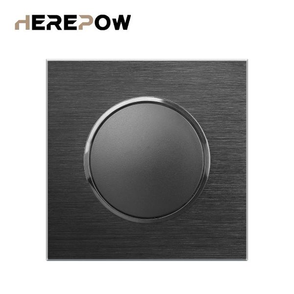 smart home control herepow luxurious 1 gang way random click on / off wall light switch with led indicator black aluminum metal panel
smart home control herepow luxurious 1 gang way random click on / off wall light switch with led indicator black aluminum metal panel