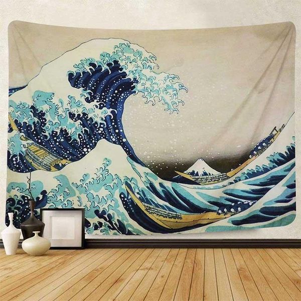 tapestries art nature home decorations for living room bedroom dorm decoration 150*130cm wall hanging great wave kanagawa tapestry
tapestries art nature home decorations for living room bedroom dorm decoration 150*130cm wall hanging great wave kanagawa tapestry