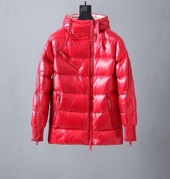 luxury french women's down jacket designer brand hooded short shiny thickened warm loose coat red fashion jackets, Black
luxury french women's down jacket designer brand hooded short shiny thickened warm loose coat red fashion jackets, Black
