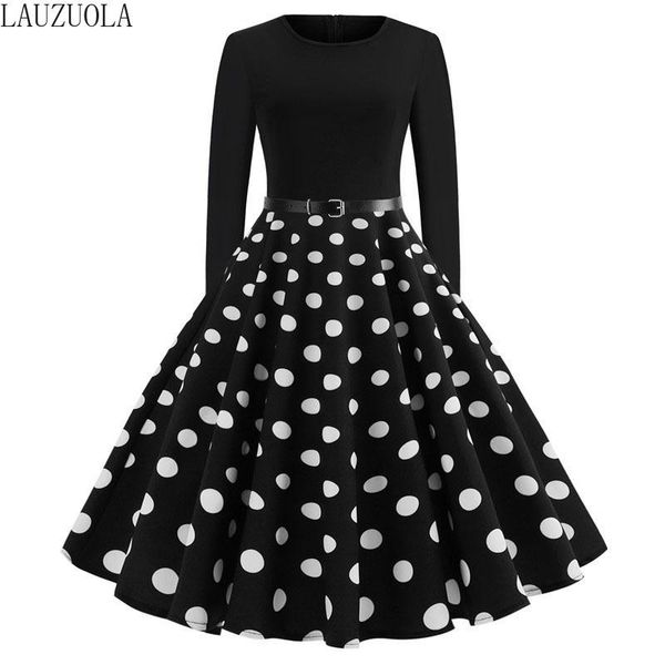casual dresses polka dot long sleeve dress women robe vintage rockabilly gothic pin up party with belt knee-length black patchwork, Black;gray
casual dresses polka dot long sleeve dress women robe vintage rockabilly gothic pin up party with belt knee-length black patchwork, Black;gray