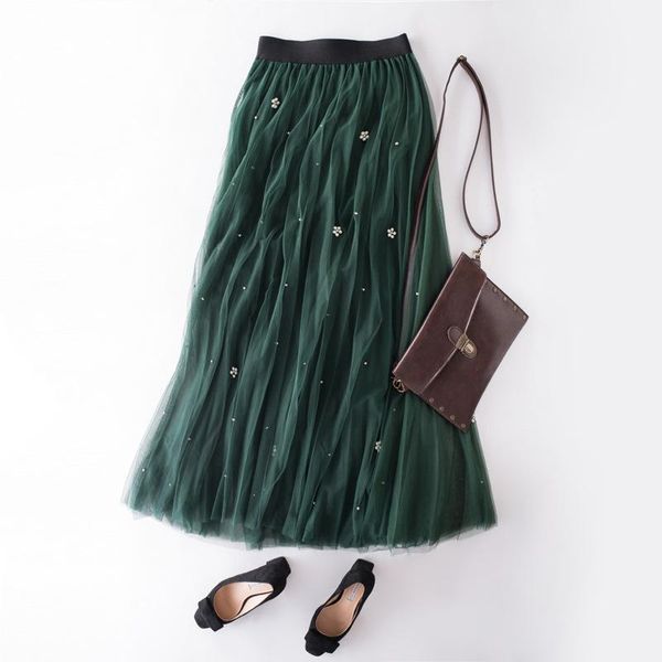skirts 2021 spring arrival simple mesh skirt elastic high waist slim pure beaded all-match women pleated, Black
skirts 2021 spring arrival simple mesh skirt elastic high waist slim pure beaded all-match women pleated, Black