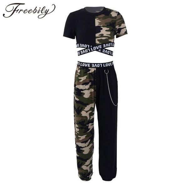 running sets yoga camouflage children tracksuit kids girls sport suit crop t-shirt and pants sports clothes for gym workout sportswear, Black;blue
running sets yoga camouflage children tracksuit kids girls sport suit crop t-shirt and pants sports clothes for gym workout sportswear, Black;blue