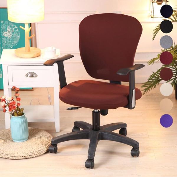 chair covers universal size stretch spandex anti-dirty computer seat cover removable slipcovers for office chairs 
chair covers universal size stretch spandex anti-dirty computer seat cover removable slipcovers for office chairs