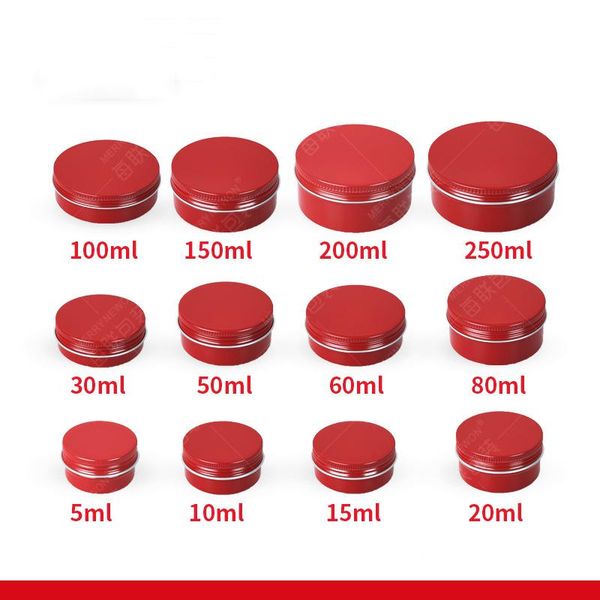 storage bottles & jars 15/30/50/60g empty red round small aluminum box metal tin diy cream refillable jar tea pot containers
storage bottles & jars 15/30/50/60g empty red round small aluminum box metal tin diy cream refillable jar tea pot containers