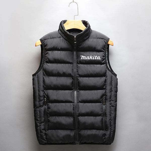 fashion vest men's brand youth plus cotton thickened warm jacket printing, Black;white
fashion vest men's brand youth plus cotton thickened warm jacket printing, Black;white