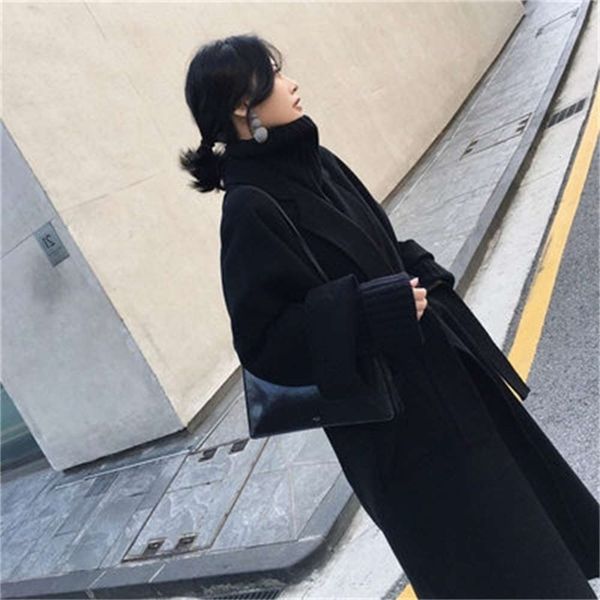 women's jackets coats hepburn woollen middle long autumn and winter korean version double-sided thickened tweed coat 5fcx, Black;brown
women's jackets coats hepburn woollen middle long autumn and winter korean version double-sided thickened tweed coat 5fcx, Black;brown