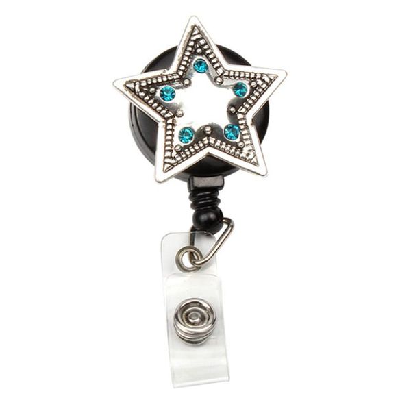 pins, brooches 50pcs fashion rhinestone vintage color 4styles heart/star shape retractable id badge holder reel for gift/party, Gray
pins, brooches 50pcs fashion rhinestone vintage color 4styles heart/star shape retractable id badge holder reel for gift/party, Gray