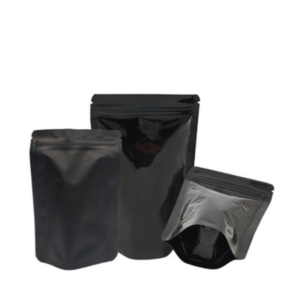100pcs/lot stand up black mylar foil reclosable package bag tear notch zipper retail pack pouches pet cereals gift wrap
100pcs/lot stand up black mylar foil reclosable package bag tear notch zipper retail pack pouches pet cereals gift wrap