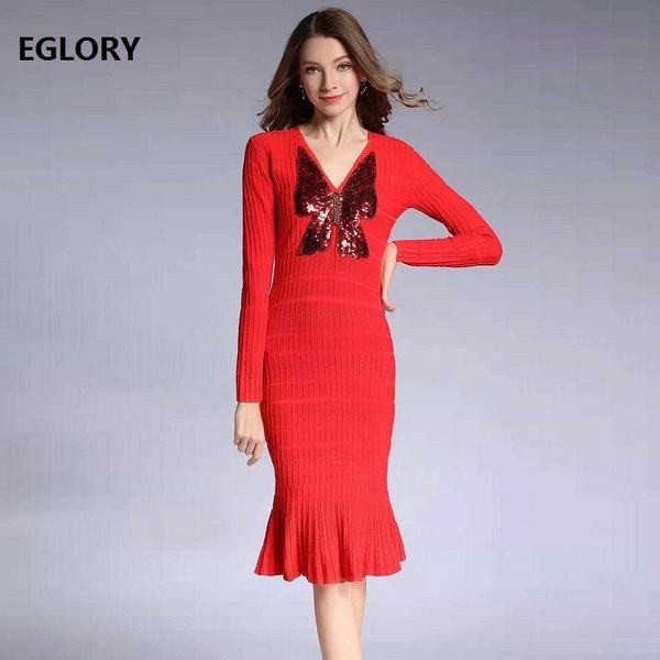 casual dresses knitted dress 2021 autumn winter warm sweater women butterfly sequined pattern long sleeve mermaid, Black;gray
casual dresses knitted dress 2021 autumn winter warm sweater women butterfly sequined pattern long sleeve mermaid, Black;gray