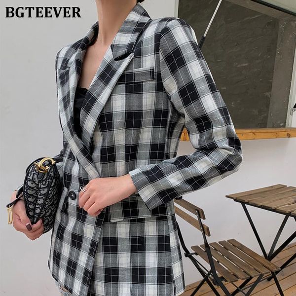 women's suits & blazers 2021 spring single button plaid women blazer notched collar pockets female jacket office elegant long sleeve su, White;black
women's suits & blazers 2021 spring single button plaid women blazer notched collar pockets female jacket office elegant long sleeve su, White;black