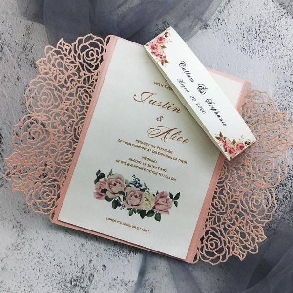 greeting cards romantic laser cut rose flowers invitation card glitter paper wedding party supplies 50pcs/lot
greeting cards romantic laser cut rose flowers invitation card glitter paper wedding party supplies 50pcs/lot