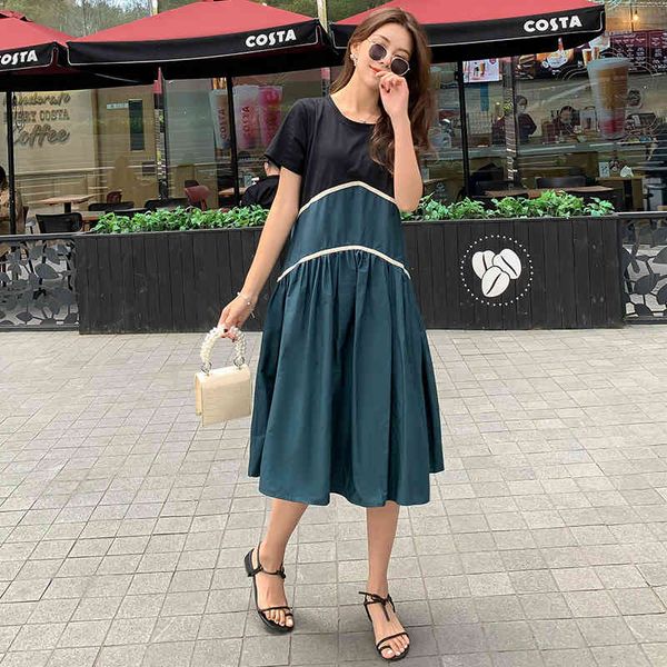dresses 9110# summer korean fashion patchwork maternity dress elegant a line slim loose clothes for pregnant women casual pregnancy, Black;gray
dresses 9110# summer korean fashion patchwork maternity dress elegant a line slim loose clothes for pregnant women casual pregnancy, Black;gray