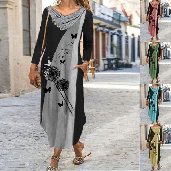casual dresses women 2021 loose vintage pocket bemaxi dress large big printed spring long full sleeve boho party plus size, Black;gray
casual dresses women 2021 loose vintage pocket bemaxi dress large big printed spring long full sleeve boho party plus size, Black;gray