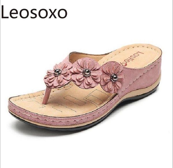 summer women slippers bohemia anti-slip thongs sandals flower beach flip flops platform female shoes, Black
summer women slippers bohemia anti-slip thongs sandals flower beach flip flops platform female shoes, Black