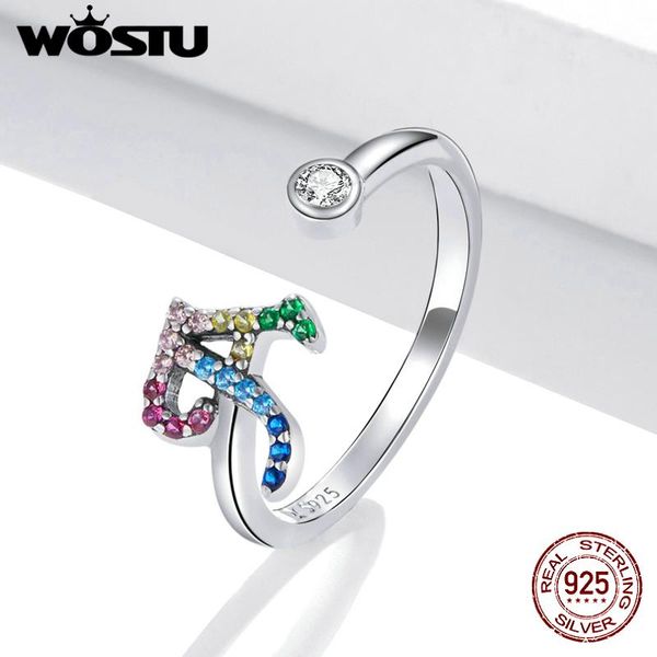 cluster rings wostu finger arrival 925 sterling silver colorful letters open adjustable ring cz for women fine female jewelry fir723, Golden;silver
cluster rings wostu finger arrival 925 sterling silver colorful letters open adjustable ring cz for women fine female jewelry fir723, Golden;silver